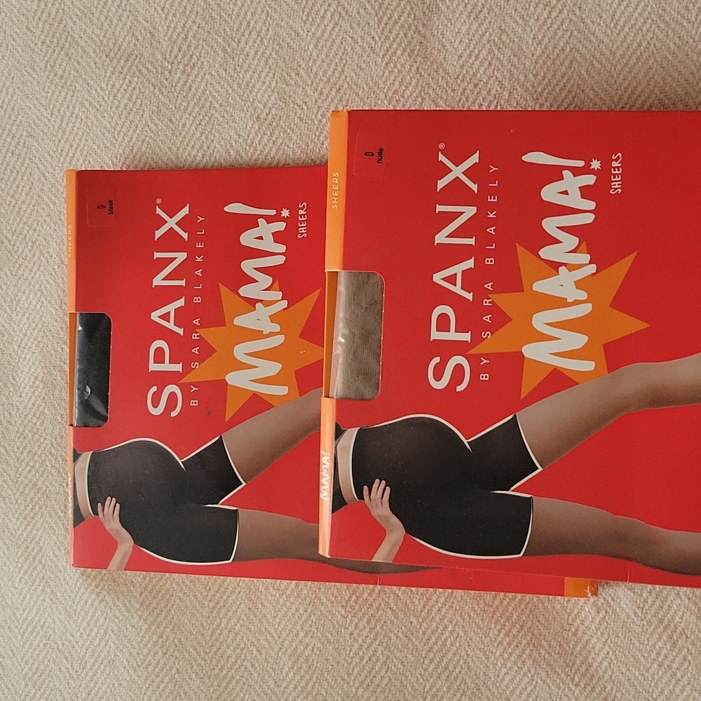 2 pack NIB Spanx Mama maternity sheer stockings
